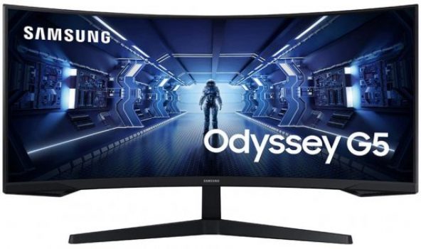 מסך מחשב גיימינג קעור Samsung Odyssey G5 34” LED