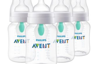 4 בקבוקי האכלה לתינוק Philips AVENT Anti-Colic בנפח 266 מ”ל