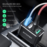 ירידת מחיר ללא צורך בקופון + משלוח חינם! מטען לרכב עם 4 יציאות USB – תומך בטעינה מהירה QC 3.0! הדגם BlitzWolf BW-TC12