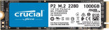כונן SSD פנימי Crucial P2 PCIe M.2 בנפח 1TB