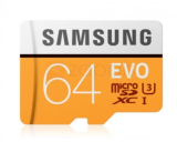 כרטיס זיכרון סמסונג EVO בנפח 64GB ב-15.99$