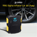 משאבה חשמלית לניפוח צמיגי הרכב בכל זמן ובכל מקום! Gocomma 910G .