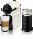 מכונת קפה Nespresso איניסייה בצבע לבן דגם C40 כולל מקציף חלב אירוצ’ינו