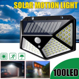 מנורת סנסור של 100 LED Solar Powered 600lm PIR Motion Sensor במחיר מדהים!